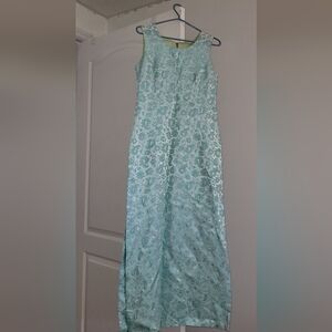 Vintage teal dress